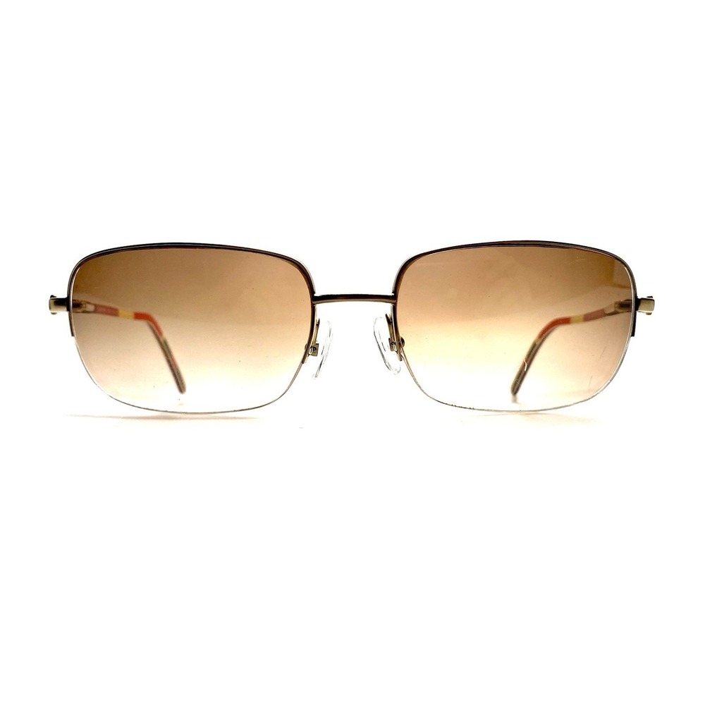Kate Spade NY Tortoise Gold Metal Wrap Half Rim Glasses Italy April/S 57 17 130